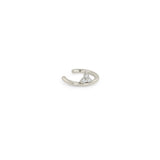 14k Prong Diamond Trio Thick Ear Cuff