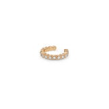 Zoë Chicco 14k Rose Gold Bezel Set White Diamond Ear Cuff