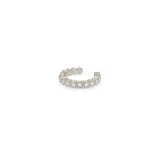 Zoë Chicco 14k White Gold Bezel Set White Diamond Ear Cuff