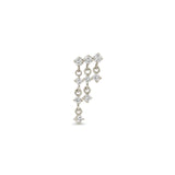 Zoë Chicco 14k Gold Linked Prong Diamond Waterfall Earring for Left Ear