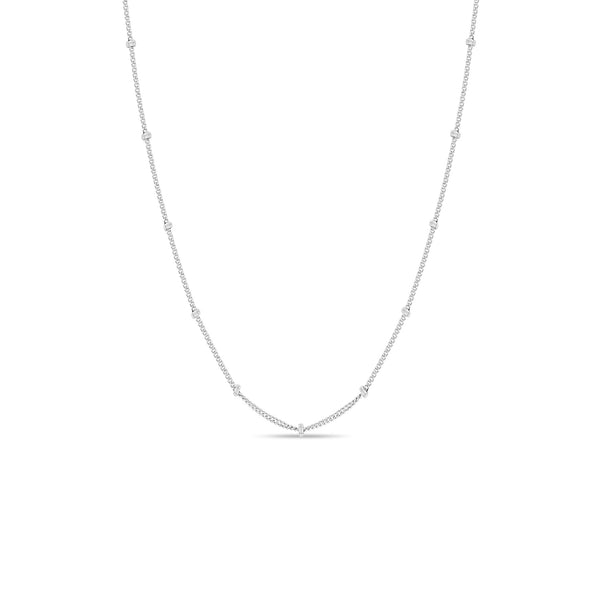 Sterling Silver Satellite Chain Necklace - SALE