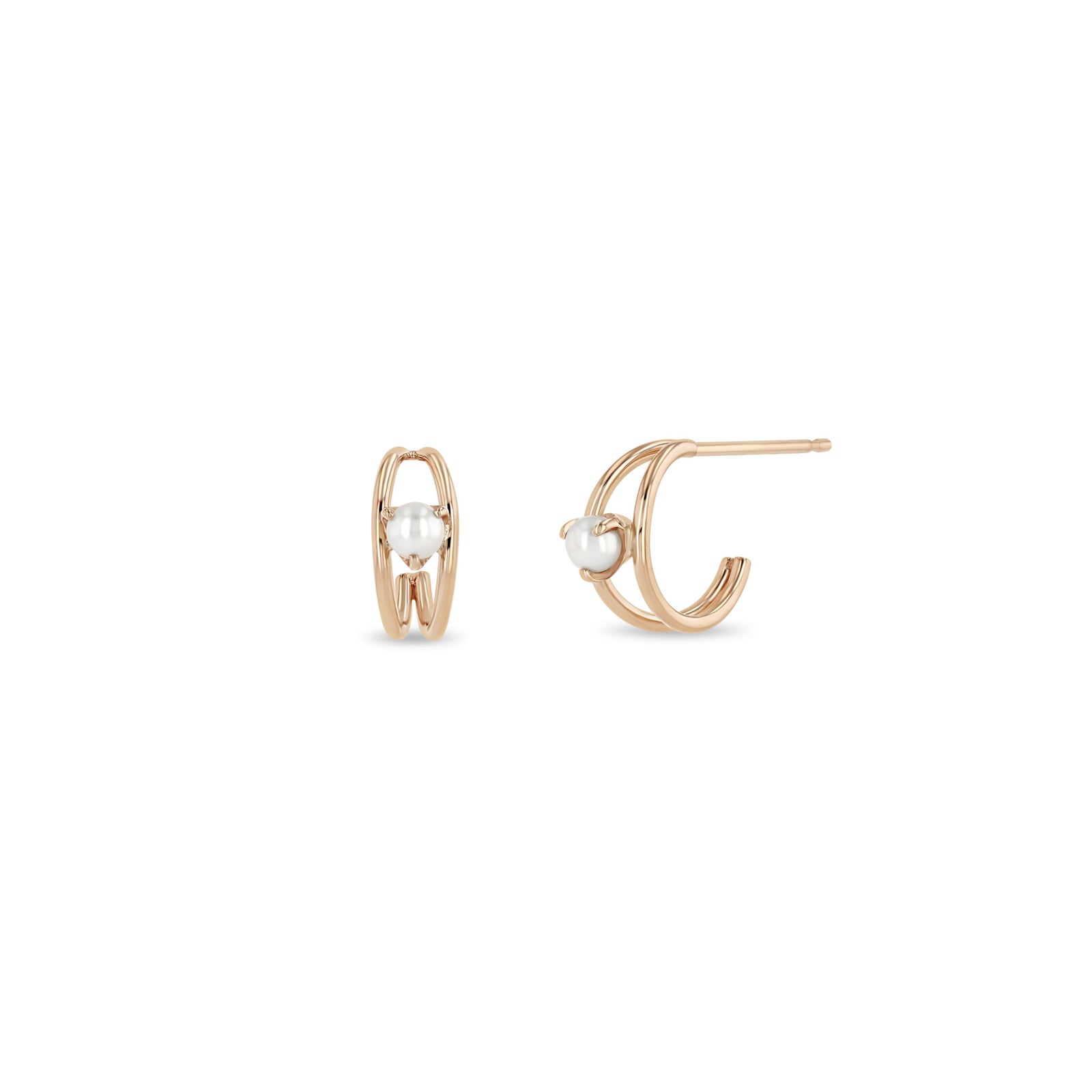 ☆HEI☆ 3chain drop earring HE19SESW032XXFR Hei Earrings - HOOK and WIRE — Heather Evanson