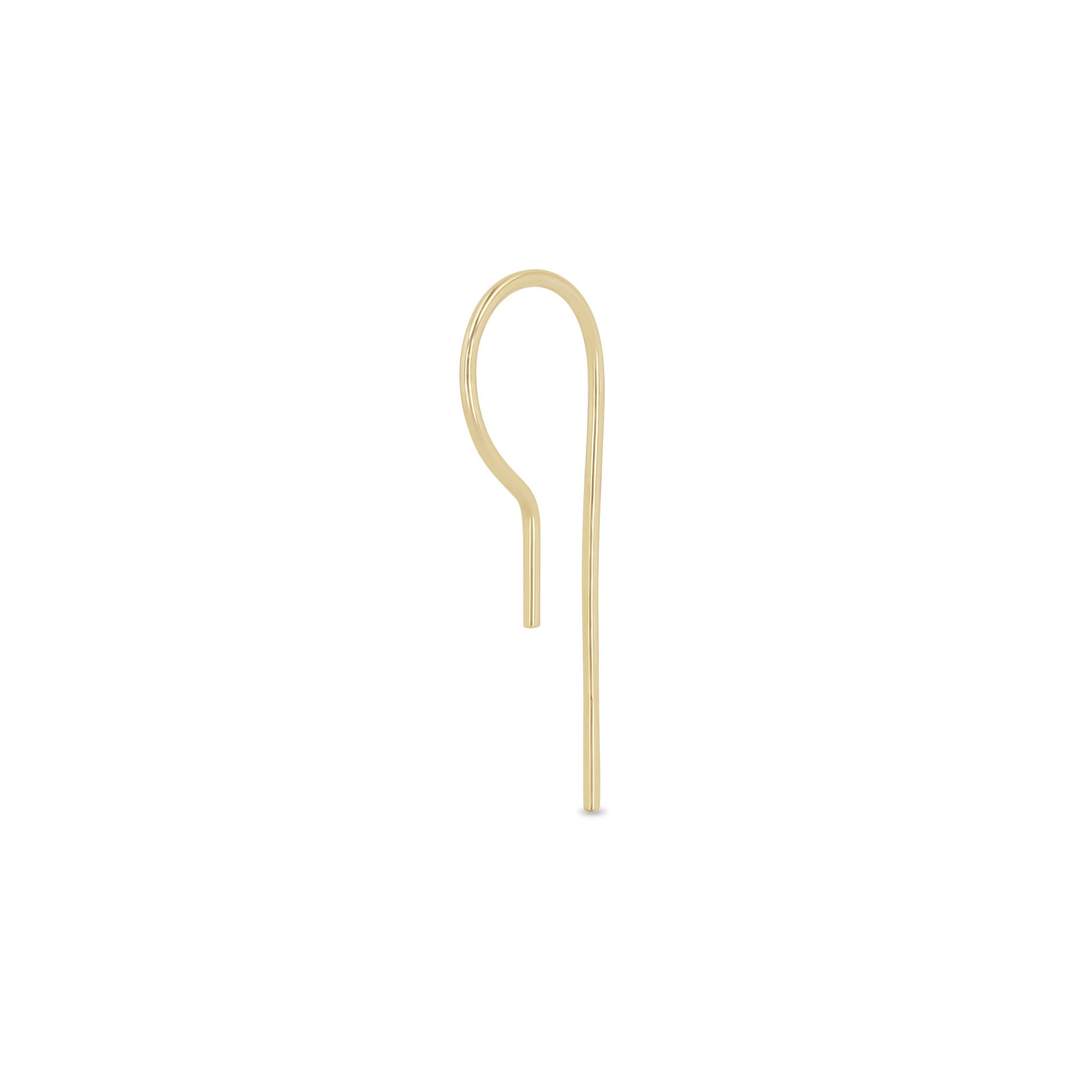 Single Zoë Chicco 14k Gold Wire Hook Earring
