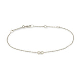 Zoë Chicco 14k White Gold Itty Bitty Infinity Bracelet