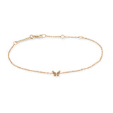 Zoë Chicco 14k Rose Gold Itty Bitty Butterfly Bracelet