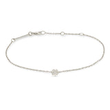 Zoë Chicco 14k Gold Itty Bitty Diamond Clover Bracelet