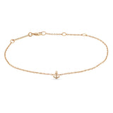 Zoë Chicco 14k Rose Gold Itty Bitty Anchor Bracelet