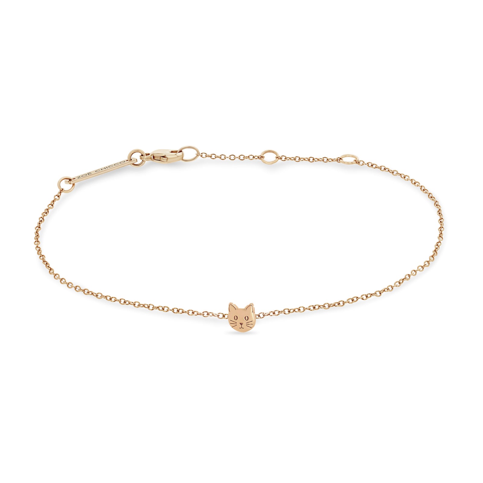 Zoe Chicco スタッド ピアス 14K ゴールド 14金 猫 キャット Zoe Chicco スタッド ピアス 14K ゴールド 14金 猫 キャット
