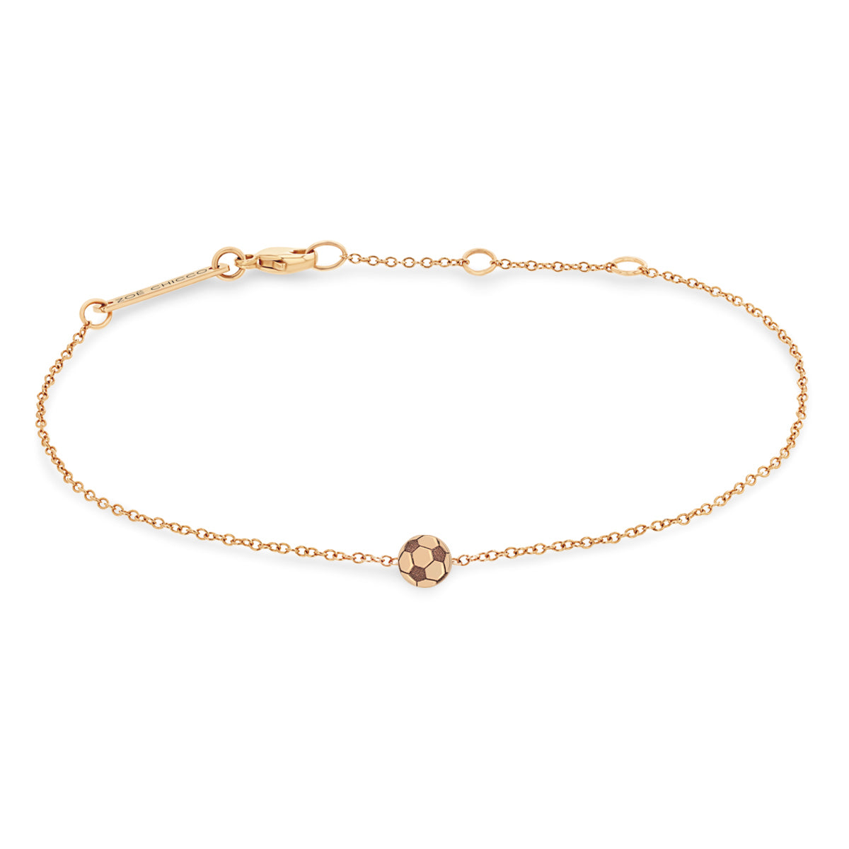 Zoë Chicco 14k Gold Itty Bitty Soccer Ball Bracelet