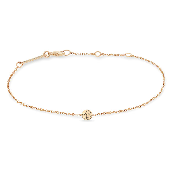 Zoë Chicco 14k Gold Itty Bitty Volleyball Bracelet