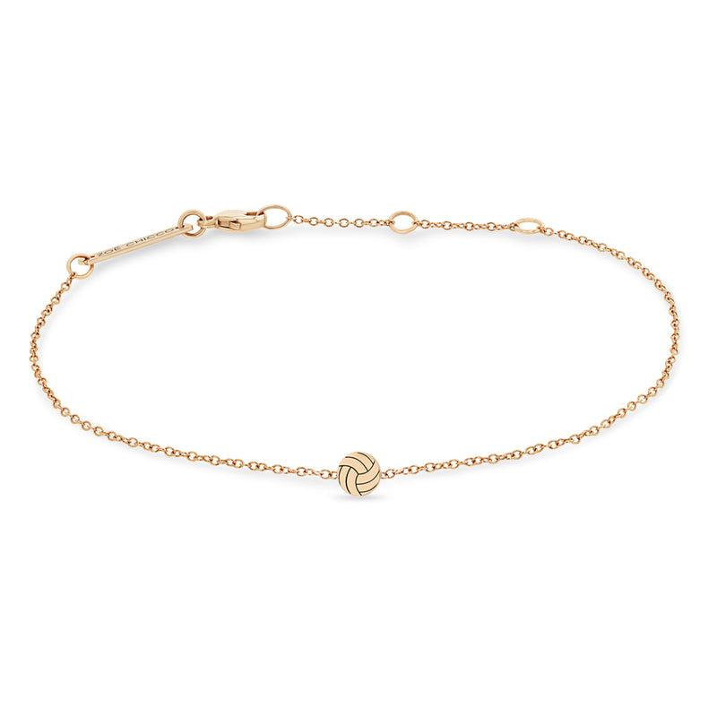 Zoë Chicco 14k Gold Itty Bitty Volleyball Bracelet