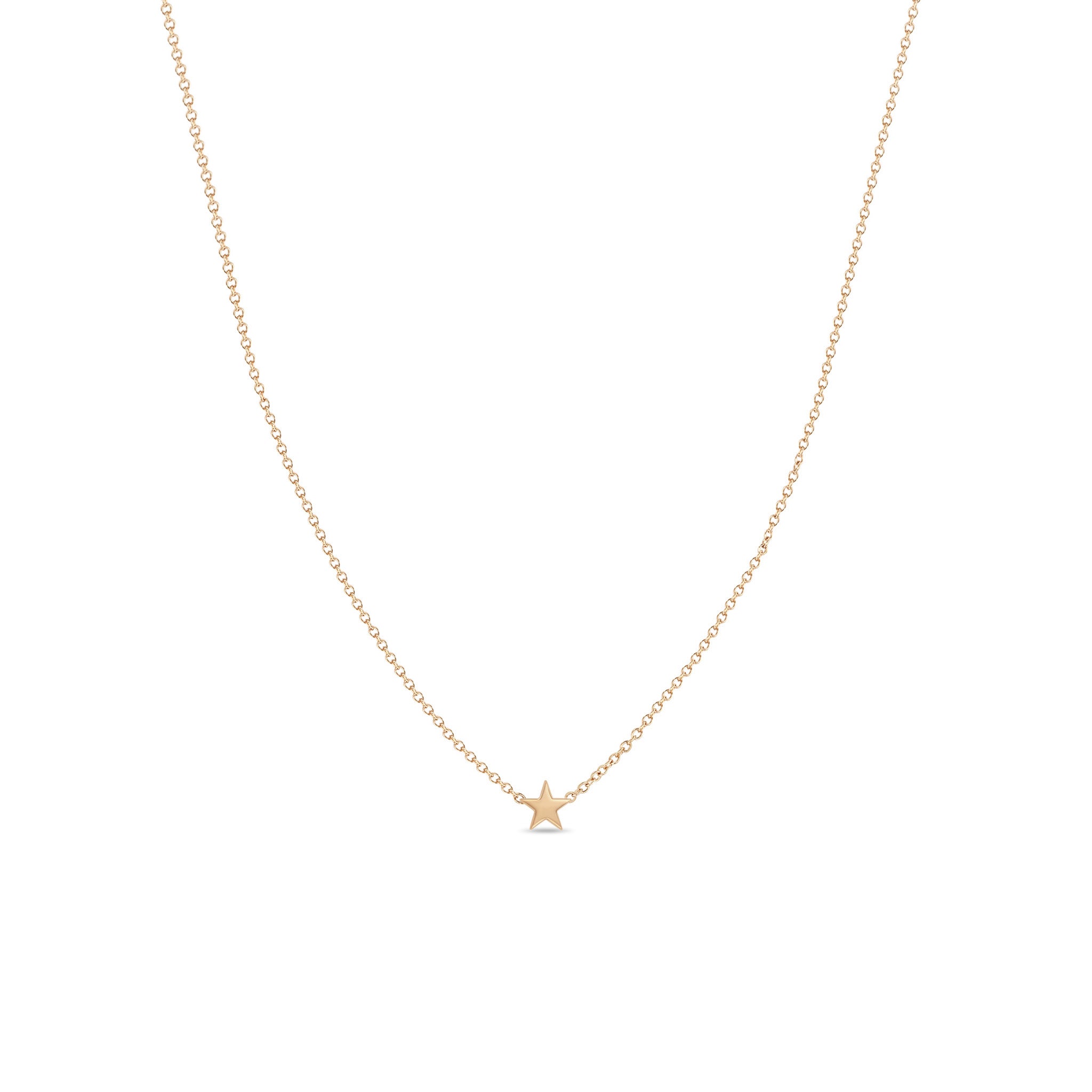 Zoë Chicco 14k Gold Itty Bitty Star Necklace