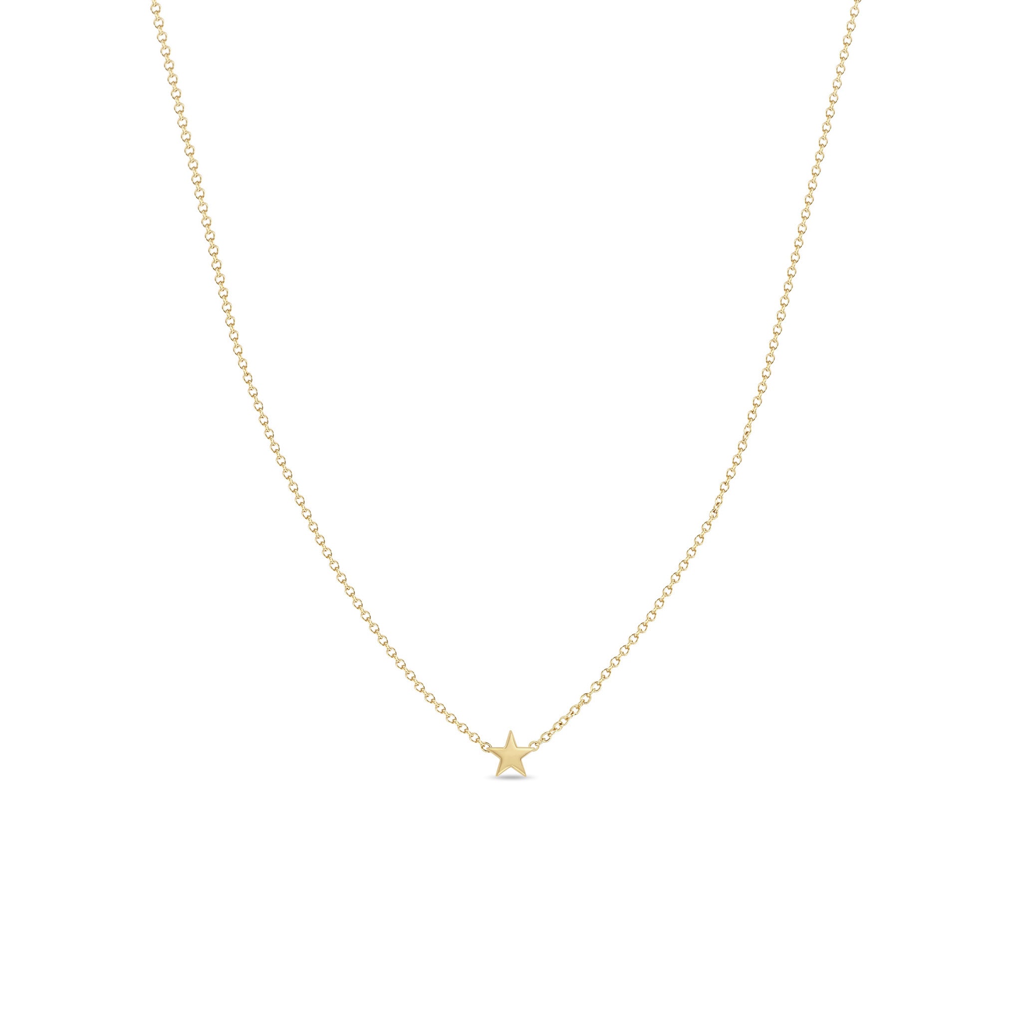 Zoë Chicco 14k Gold Itty Bitty Star Necklace