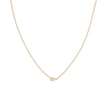 Zoë Chicco 14k Rose Gold Itty Bitty Key Necklace