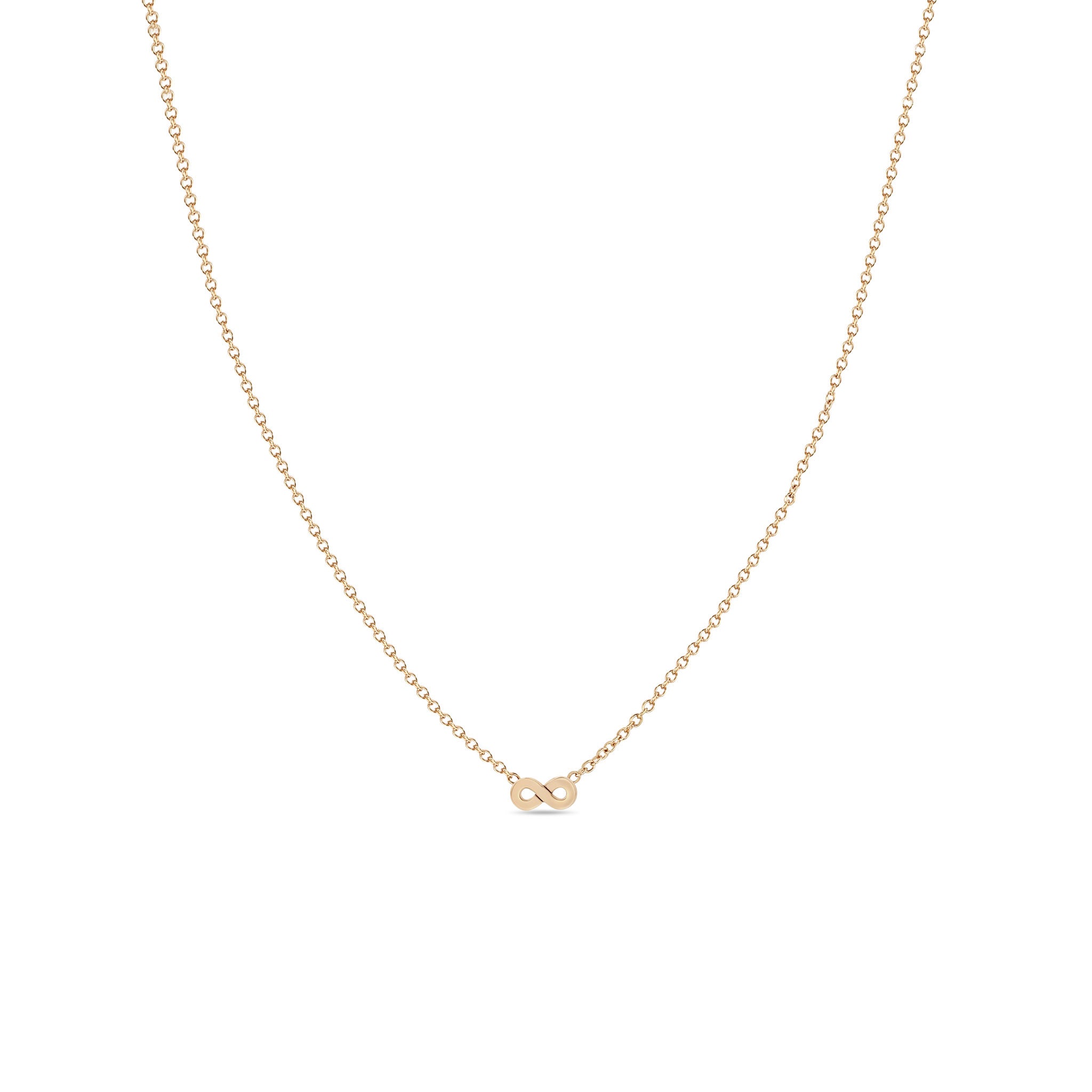 Zoë Chicco 14k Rose Gold Itty Bitty Infinity Necklace