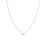 Zoë Chicco 14k Rose Gold Itty Bitty Infinity Necklace