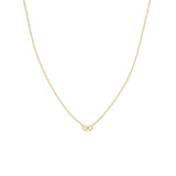 Zoë Chicco 14k Yellow Gold Itty Bitty Infinity Necklace