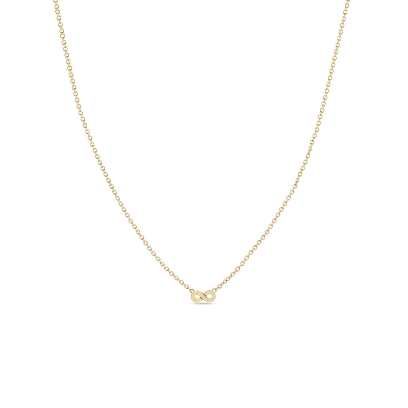 Zoë Chicco 14k Yellow Gold Itty Bitty Infinity Necklace