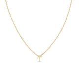 Zoë Chicco 14k Yellow Gold Itty Bitty Palm Tree Necklace