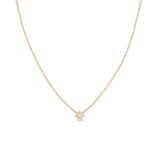 Zoë Chicco 14k Rose Gold Itty Bitty Sun Necklace