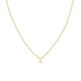 Zoë Chicco 14k Yellow Gold Itty Bitty Female Symbol Necklace