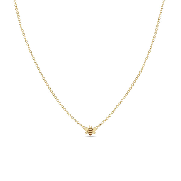 Zoë Chicco 14k Yellow Gold Itty Bitty Bee Necklace