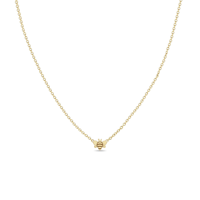 Zoë Chicco 14k Yellow Gold Itty Bitty Bee Necklace