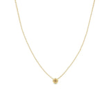 Zoë Chicco 14k Yellow Gold Itty Bitty Compass Necklace