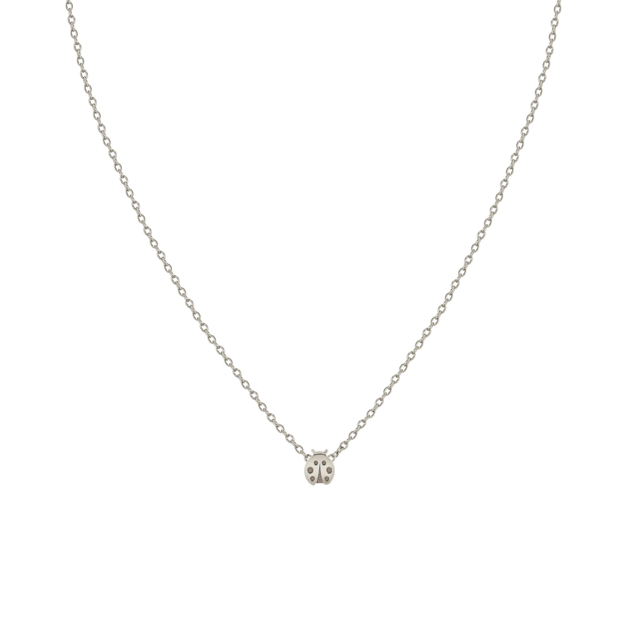 Zoë Chicco 14k Gold Itty Bitty Ladybug Necklace