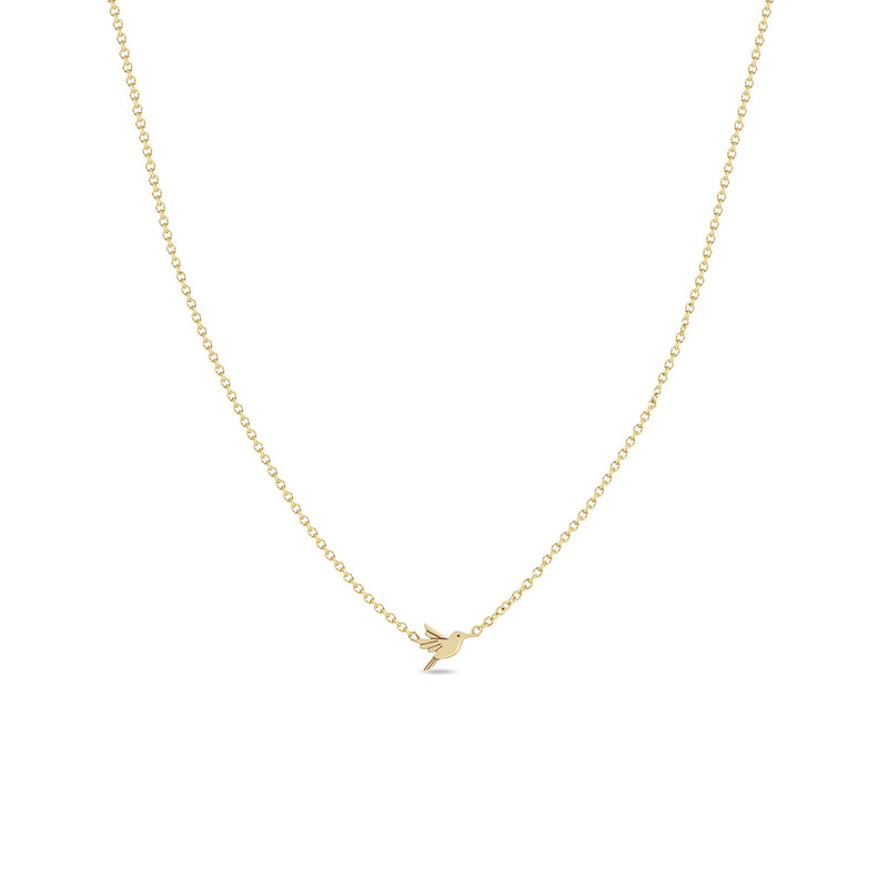 Amazon.com: 14K Real Solid Gold Swallow Dove Bird Design Cute Charm Dainty  Delicate Trendy Sideways Pendant Necklace best birthday gift Women Jewelry  girlfriend mother girl : Handmade Products