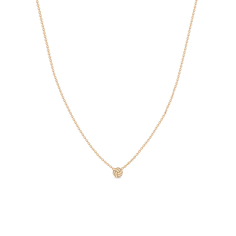 Zoë Chicco 14k Gold Itty Bitty Volleyball Necklace