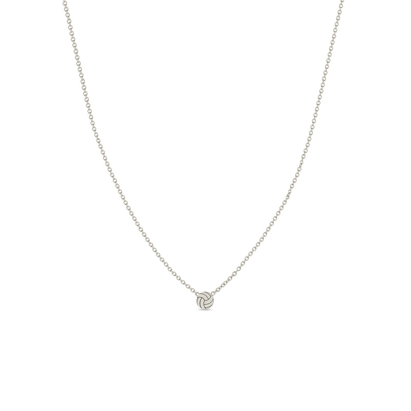 Zoë Chicco 14k Gold Itty Bitty Volleyball Necklace