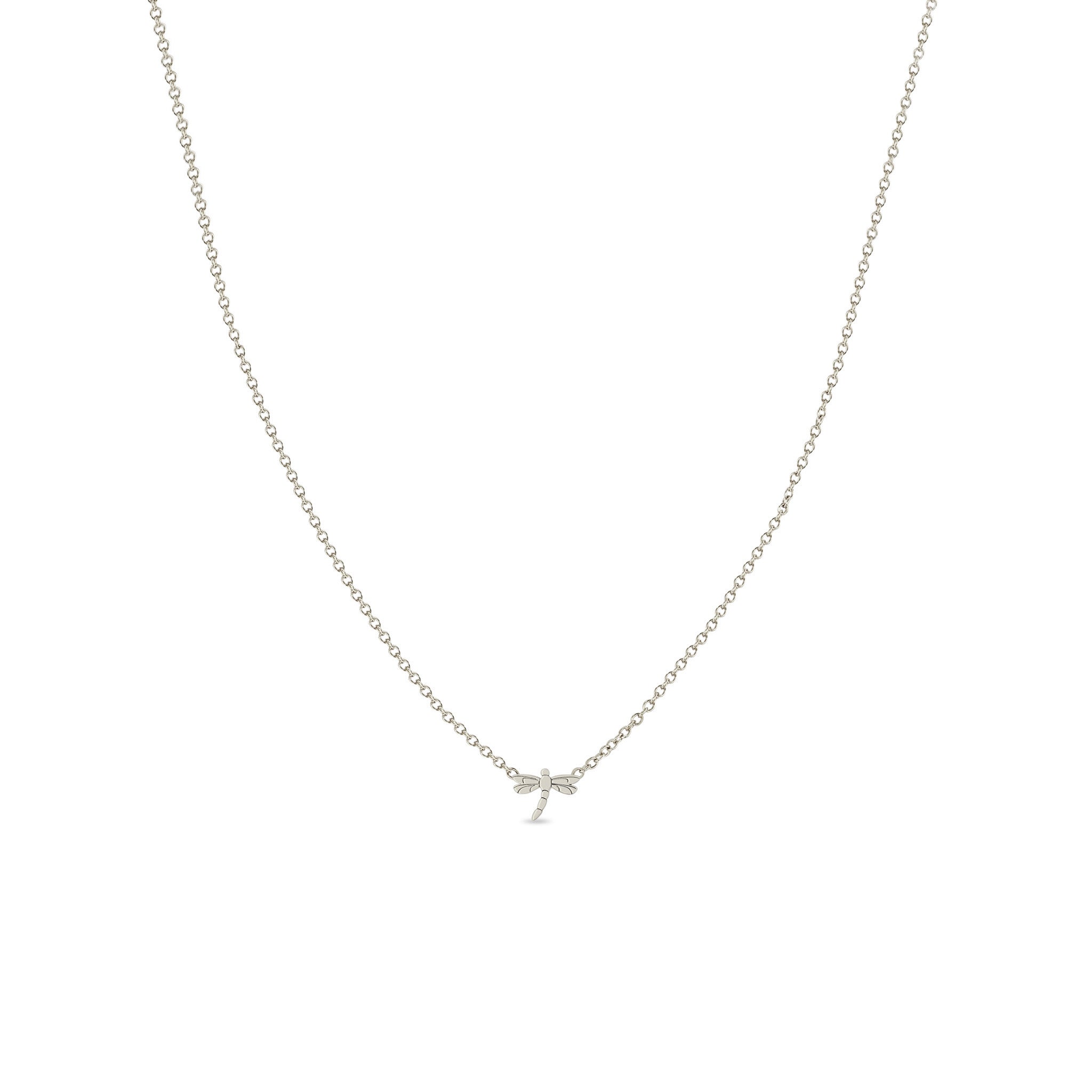 Zoë Chicco 14k Gold Itty Bitty Dragonfly Necklace
