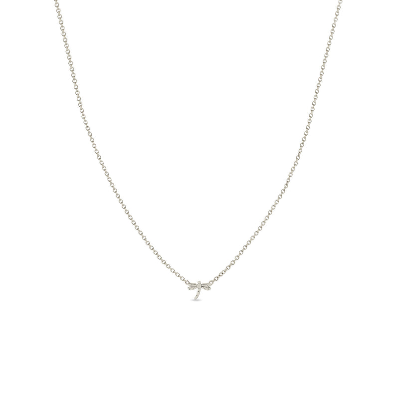 Zoë Chicco 14k Gold Itty Bitty Dragonfly Necklace