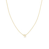 Zoë Chicco 14k Gold Itty Bitty Chai Necklace