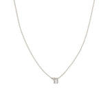 Zoë Chicco 14k Gold Itty Bitty Pavé Diamond Chai Necklace