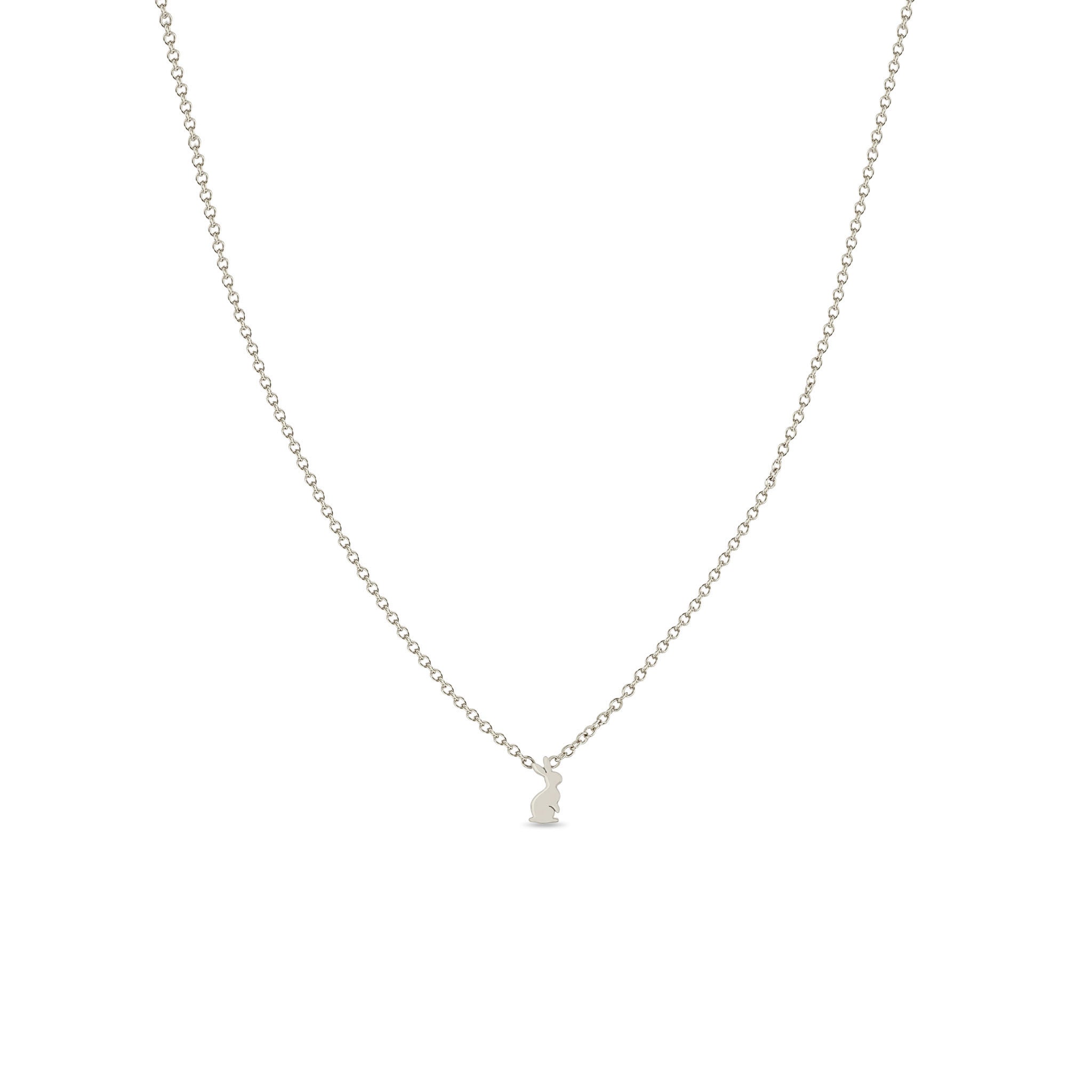 Zoë Chicco 14k Gold Itty Bitty Bunny Necklace