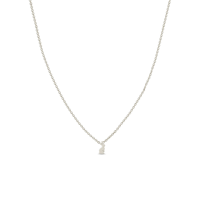 Zoë Chicco 14k Gold Itty Bitty Bunny Necklace