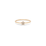 Zoë Chicco 14k Gold Itty Bitty Pavé Diamond Star Ring