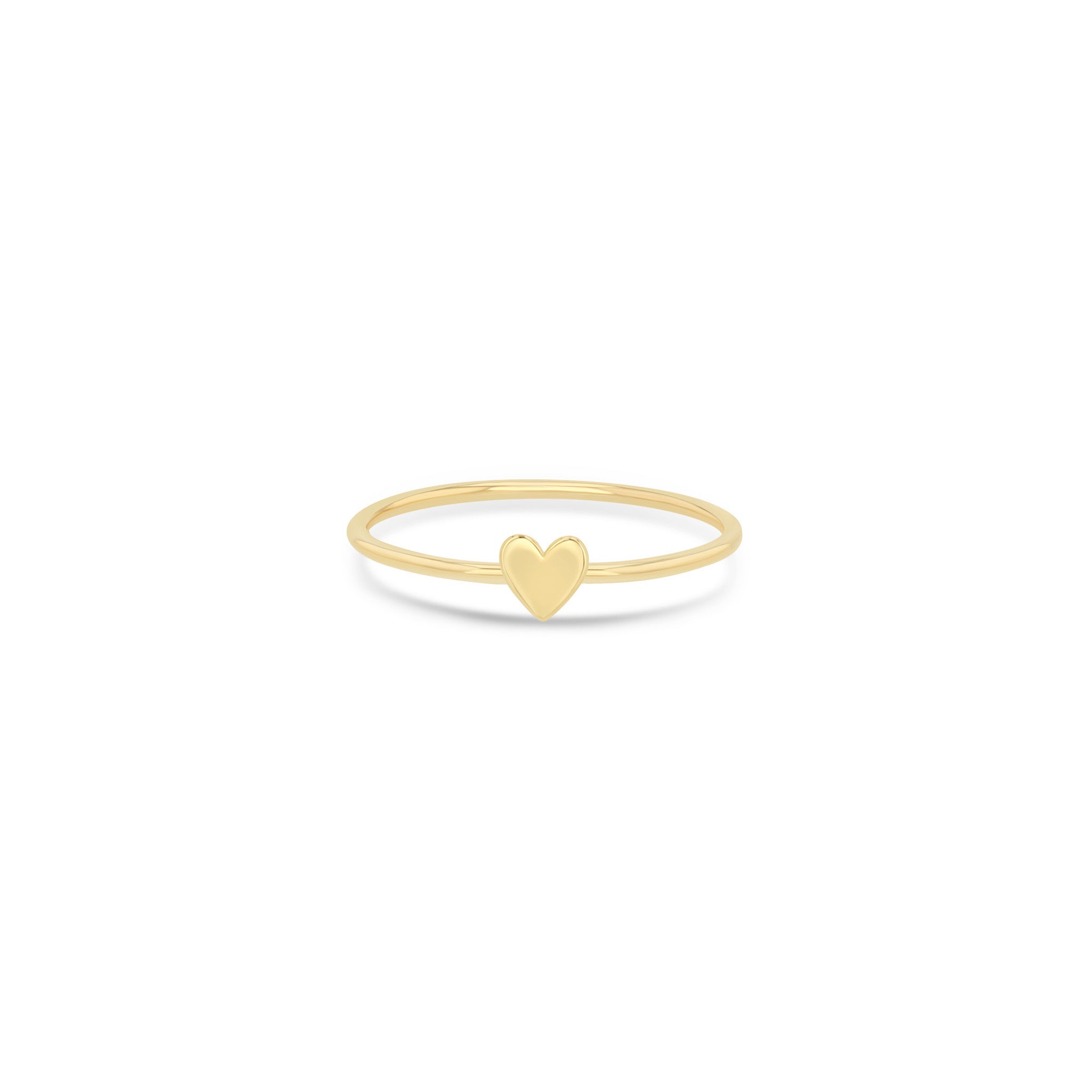 Zoë Chicco 14k Yellow Gold Itty Bitty Heart Ring