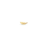 Zoë Chicco 14k Gold Itty Bitty Feather Stud Earring