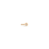 Zoë Chicco 14k Gold Itty Bitty Star Set Diamond Key Stud Earring