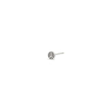 Zoë Chicco 14k Gold Itty Bitty Peace Sign Stud Earring