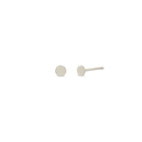 Zoë Chicco 14k White Gold Itty Bitty Disc Stud Earring