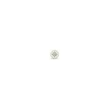 Zoë Chicco 14k Gold Itty Bitty Star Set Diamond Disc Stud Earring