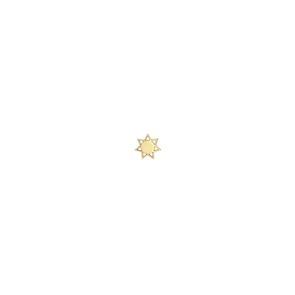 Zoë Chicco 14k Gold Itty Bitty Sun Stud Earring