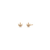 Zoë Chicco 14k Rose Gold Itty Bitty Mary Jane Stud Earring