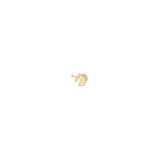 Zoe Chicco 14k gold itty bitty horse stud earring 