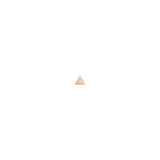 Zoë Chicco 14k Rose Gold Itty Bitty Triangle Stud Earring