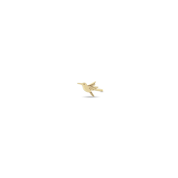 Zoë Chicco 14k Gold Itty Bitty Hummingbird Stud Earring for the Left Ear